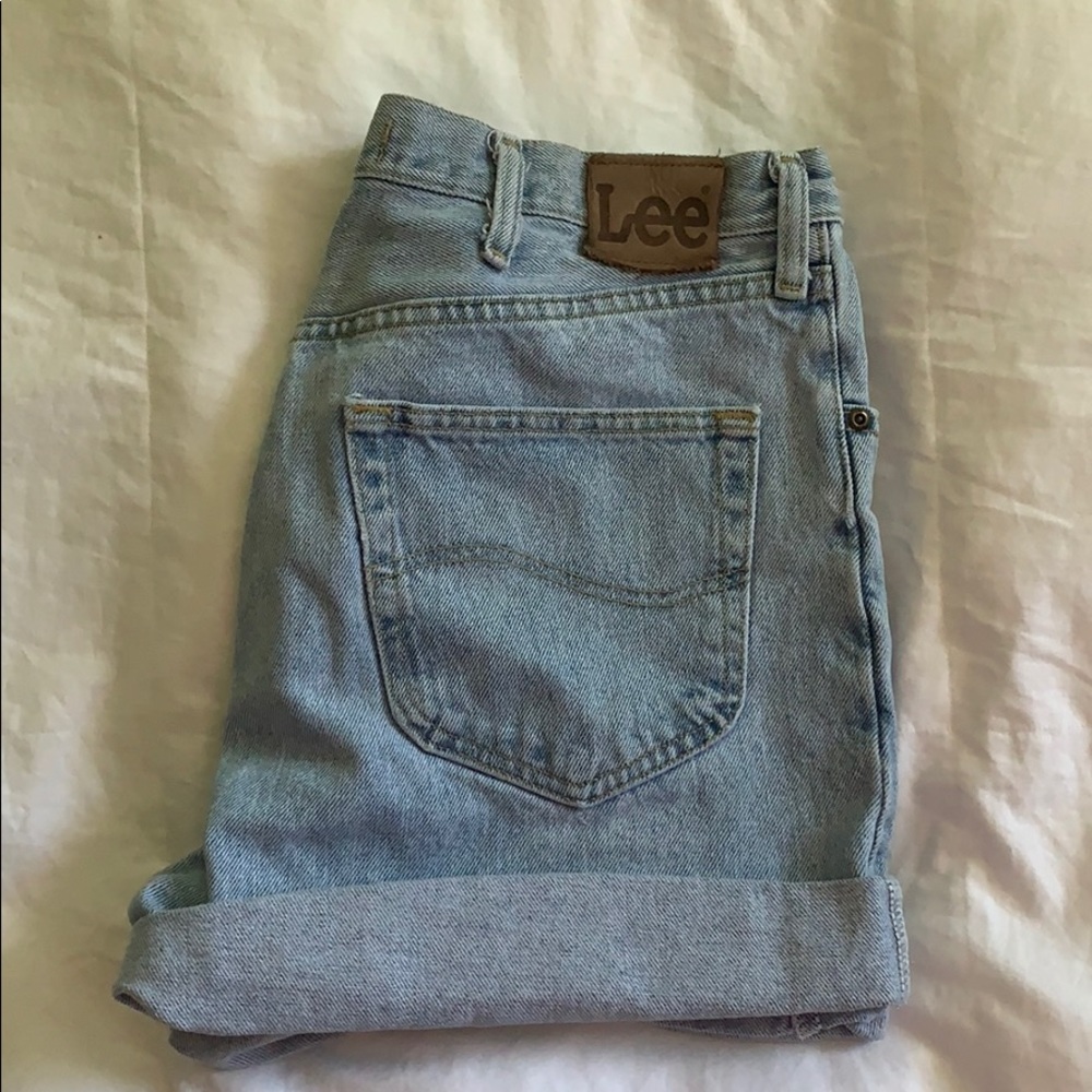 Vintage High Waisted Lee Jean Shorts